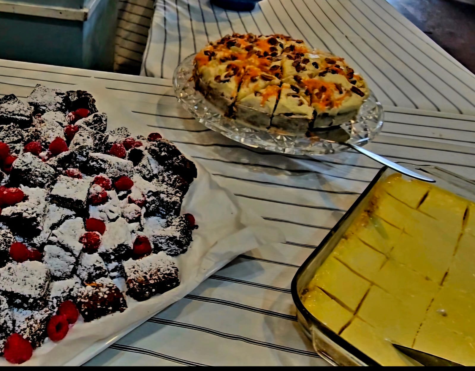 Dessert selection